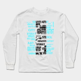 International Street Art Festival Splash Graffiti Long Sleeve T-Shirt